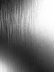 Poster - Sleek brushed metal surface with linear grain texture and subtle gradient creating a modern industrial abstract background for design