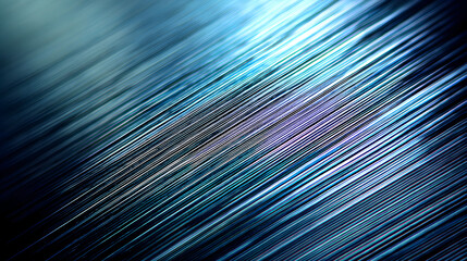 Poster - Abstract blue and black gradient background with dynamic light streaks and flowing patterns creating a sense of motion and energy in a digital artwork.