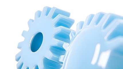 Aufkleber - Dynamic abstract gears shifting and glowing futuristic environment visual art concept