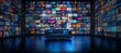 © El Media - Couch in Room with Many Streaming Services for Entertainment Purposes