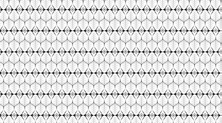 Poster - seamless pattern template with leaf shape | creative texture background with line for decoration, sp