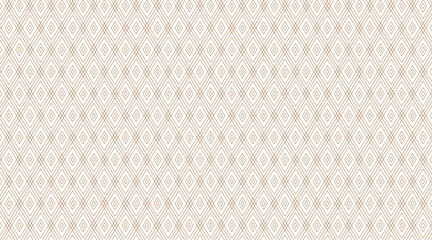 Poster - seamless pattern template with geometric double diamond shape | creative texture background with lin