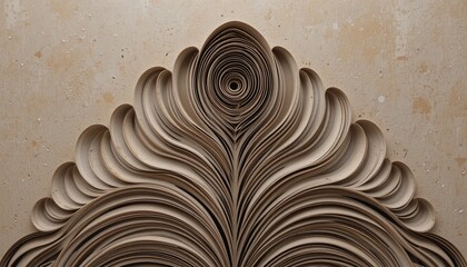 Poster - Crafting intricate paper art studio artwork contemporary close-up creativity