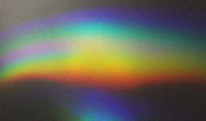 Fototapete - Colorful Gradient Background with Grainy Noise Texture. Modern and Futuristic Design with Smooth Fluid Shapes, Ideal for Posters with a Unique Visual Appeal