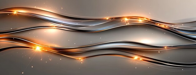 Poster - Soft curves and folds blend seamlessly in a sophisticated design, highlighting elegance and tranquility in soft golden tones
