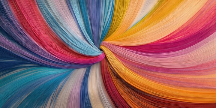 Soft pastel hues push abstract thread motion across the background