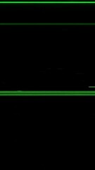Poster - Dynamic green light patterns evolving over time in abstract sequence