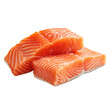 © CozyDesign - Fresh Raw Salmon Fillet Clean Cut Isolated Transparent Background