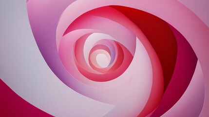 Wall Mural - soft pink and white tunnel fading into infinite space in a dreamy abstract background made with gene