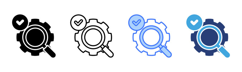 Poster - Test icon sheet multiple style collection