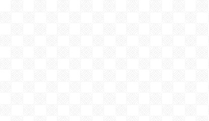 Poster - White checkered seamless vector pattern creating a geometric background with squares and subtle decorations for various uses