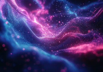 Wall Mural - abstract background with stars