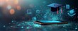 © Thanyana - Online education, graduation, digital learning, future of education, technology.