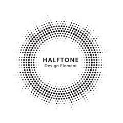 Fototapete - Burst Halftone light effect. Glowing light burst. abstract grunge halftone dots background. Vector illustration.