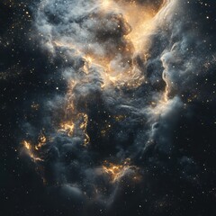Wall Mural - space nebula swirl image