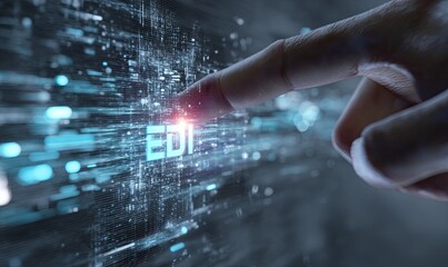 Poster - Digital transformation through touch in a high-tech environment