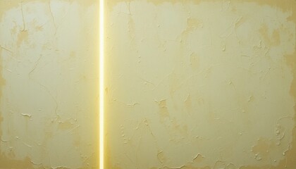 Poster - Illuminating the void abstract light beam on textured wall minimalist art indoor space contemporary design warm tones