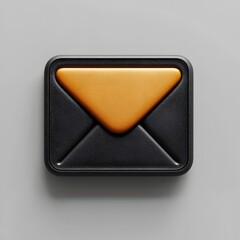 Poster - A sleek and modern email icon with a minimalist design