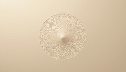 Poster - Exploring circular patterns abstract art indoor space 3d visualization top-down perspective artistic design concepts for enhanced aesthetics
