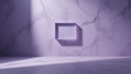 Poster - Dynamic minimalist display abstract space digital art modern design interior aesthetics conceptual viewpoint