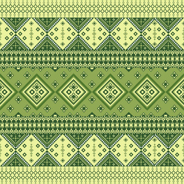 Olive-cream tribal bands with nested diamonds. Symmetrical folk pattern with geometric precision. Earthy tones blend tradition and modern design.​​​​​​​​​​​​​​​​