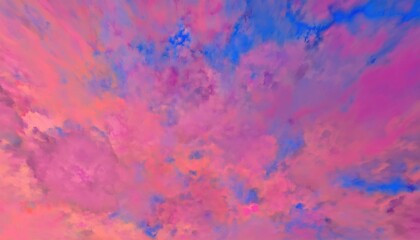 Poster - vibrant pink blue abstract cloud texture for digital art background, social media graphics, web design, and modern visual storytelling