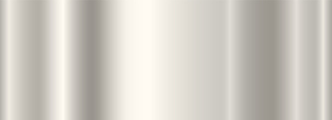 Aufkleber - Silver-light metallic gradient with iridescences and highlights. Polished glossy platinum abstract background. The texture of a smooth metal surface. Vector EPS 10.