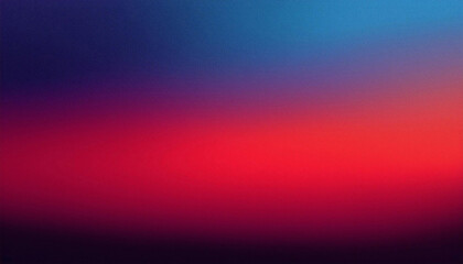 Poster - Colorful gradient background. Blending of blue, purple and red. Smooth transition of colors. Dark to bright abstract design. Modern backdrop with soft shades. 