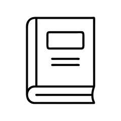 Poster - Book icon vector illustration, open book, reading book, education book, study book, line art