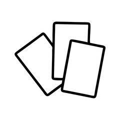 Poster - Three blank cards vector illustration for business cards flyers or invitation designs template