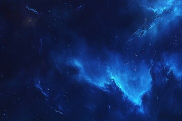 Wall Mural - Stunning Deep Blue Cosmos Abstract Background for Creative Projects