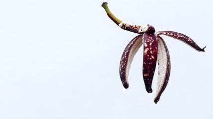Aufkleber - Banana peel curling away minimalist closeup natural environment artistic viewpoint
