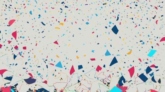 Celebration Confetti Abstract Background