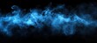 © Nurshuhadah - Ethereal Blue Smoke Surge on Black Background with Fluid Motion and Mystical Quality for Creative and Abstract Visual Projects