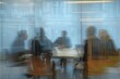 © Vorda Berge - Blurred business people meeting in modern office building conference room