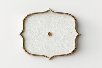 Poster - Decorative wall frame designed with elegant gold detailing suitable for home interior decor or art display