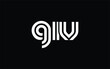 © Mahamud - GIV Creative Unique Modern Letter Logo Design. Stylized logo featuring a unique letter design, presenting abstract minimalist aesthetics and modern appeal