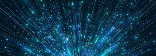 Wall Mural - abstract blue light