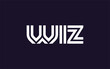 © Mahamud - WIZ Creative Unique Modern Letter Logo Design. Stylized logo featuring a unique letter design, presenting abstract minimalist aesthetics and modern appeal