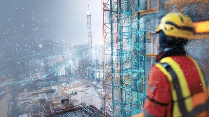 Poster - 3D Model of Construction Site with Smart Sensors and Technologies