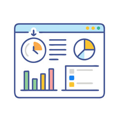 Poster - Data Analytics Dashboard Visualization, Analytics Interface on black background