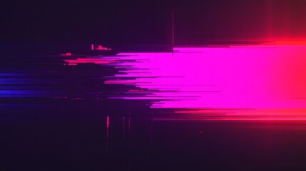 Poster - Mystical Interplay of Colors and Glitches in a Vibrant Digital Landscape Captured at Dusk, Showcasing Pixel Sorting Techniques and High-Resolution Artistry
