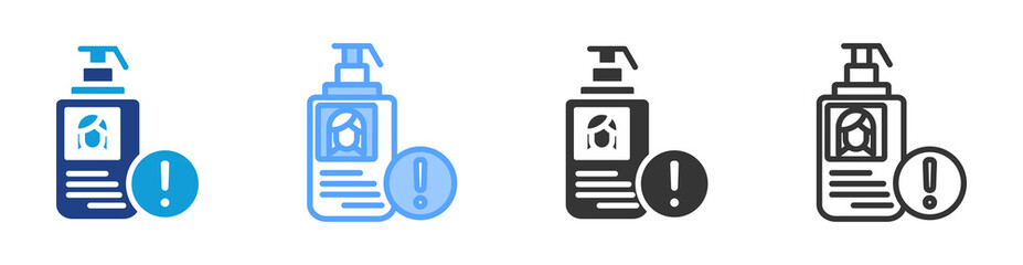 Poster - Information icon set multiple style collection