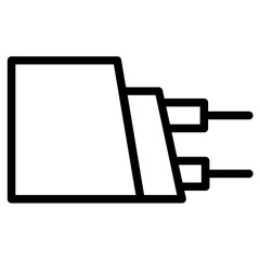 Poster - Cable Electronics Light Line Icon