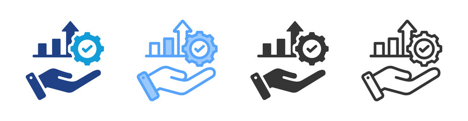 Aufkleber - Execution icon set multiple style collection