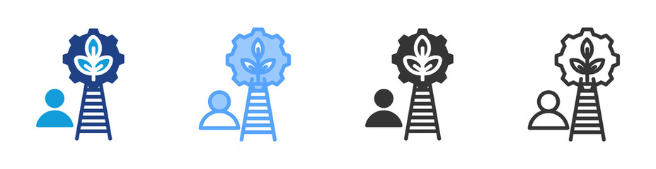 Poster - Opportunity icon set multiple style collection