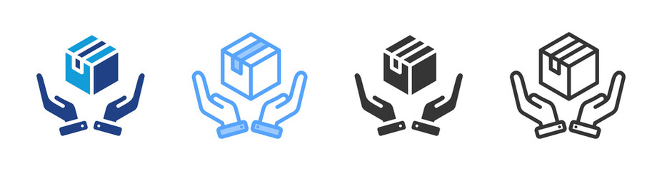 Poster - Keep icon set multiple style collection