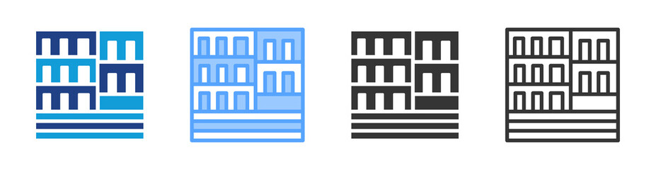 Poster - Display icon set multiple style collection