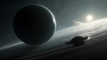 Poster - Exploring Distant Planets With an Advanced Spacecraft in Orbit Generative AI