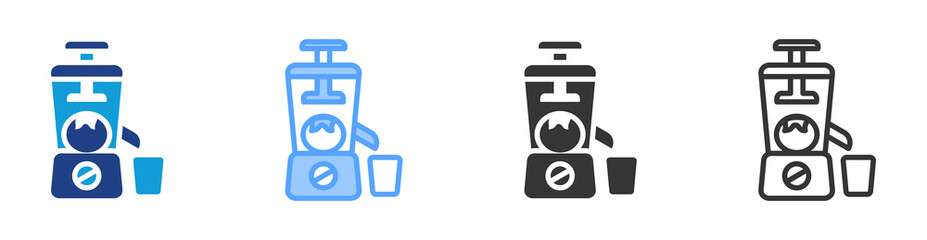 Aufkleber - Juicer icon set multiple style collection